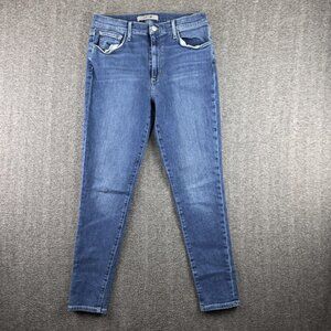 Joe's Jeans High Rise Skinny Ankle Jeans Womens 30 Blue Medium Wash Stretch